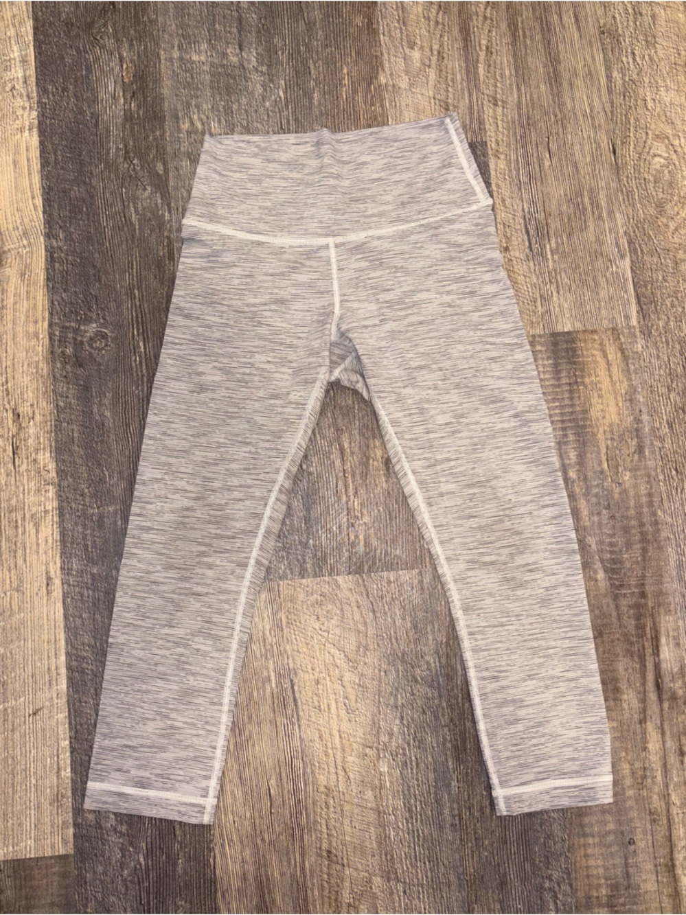 lululemon athletica Light Gray Marled High-Rise Leggings